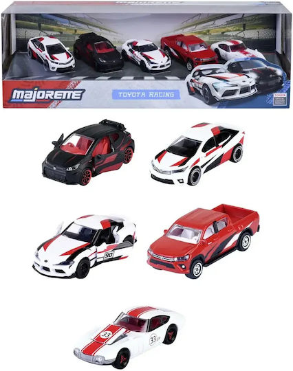Majorette Количка Комплект 5 TOYOTA Мащаб 1:64 За 3+ Години