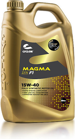 Cyclon Magma F1 Συνθετικό Λάδι Αυτοκινήτου 15W-40 5lt