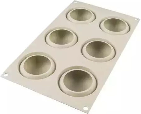 Silikomart Formă de Patiserie pentru Cupcakes/Muffins din Silicon 6.8x3.2buc 1buc