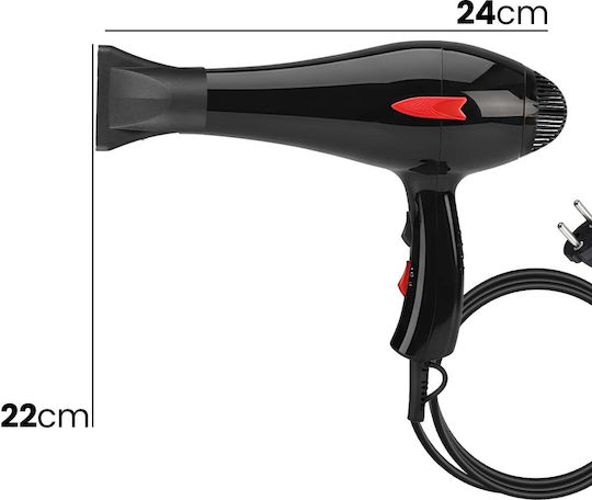 Avizar Professional 950w Hair Dryer 3 Temperature Settings Black