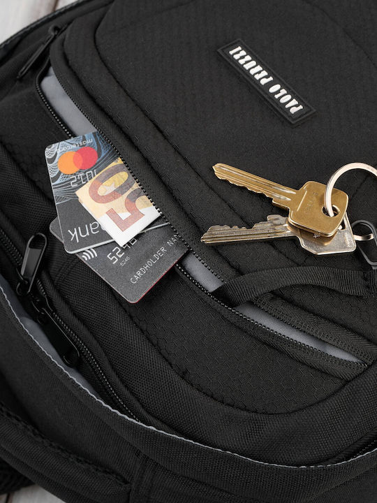 Paolo Peruzzi Backpack Αδιάβροχο Μαύρο