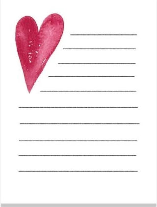 Handmade Card Envelope I Am In Love 9x11.5 J.o Creations