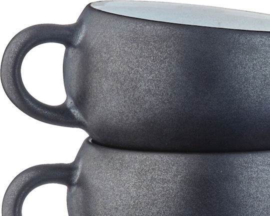 Björn Σετ Φλιτζάνια Espresso Κεραμικά Μαύρα 120ml 4τμχ