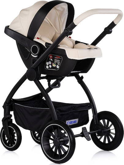 Chipolino Prestige Reglabil 3 în 1 Cărucior pentru copii Potrivit pentru Nou-născut Cașmir 9.35kg