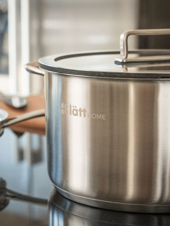Lätt Home Дълбока Неръждаема Тенджера 8лт