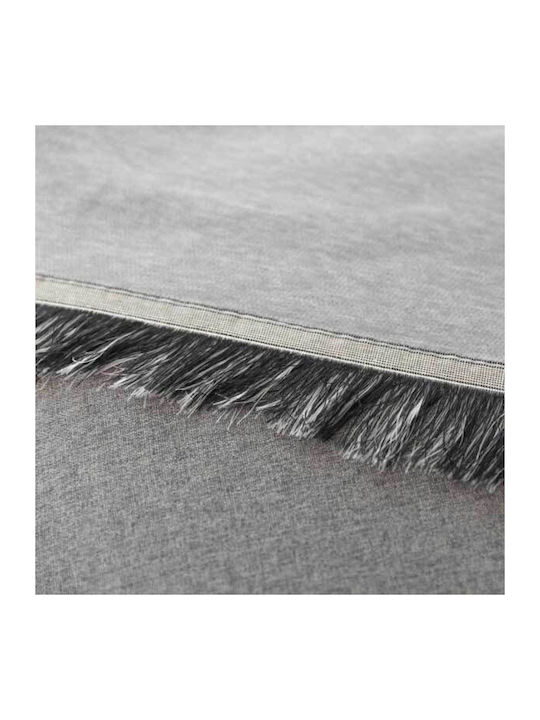 SpitiBazaar Σετ Ριχτάρια 3τμχ Chenille Γκρι Ανοιχτό