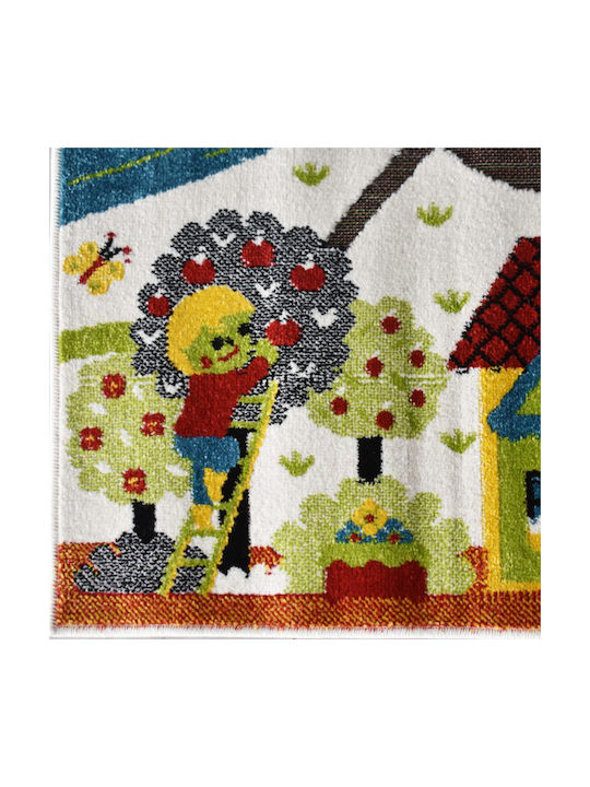 Saray Home Kids Synthetic Rug 3d Farm Adventure 160x210cm