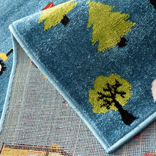 Saray Home Kids Synthetic Rug 3d City Adventure 160x210cm