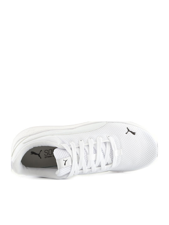 Anzarun Lite Youth Trainers Детски Спортни Обувки Running с Връзки Бели