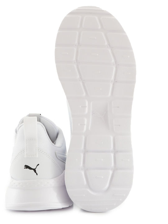 Anzarun Lite Youth Trainers Детски Спортни Обувки Running с Връзки Бели