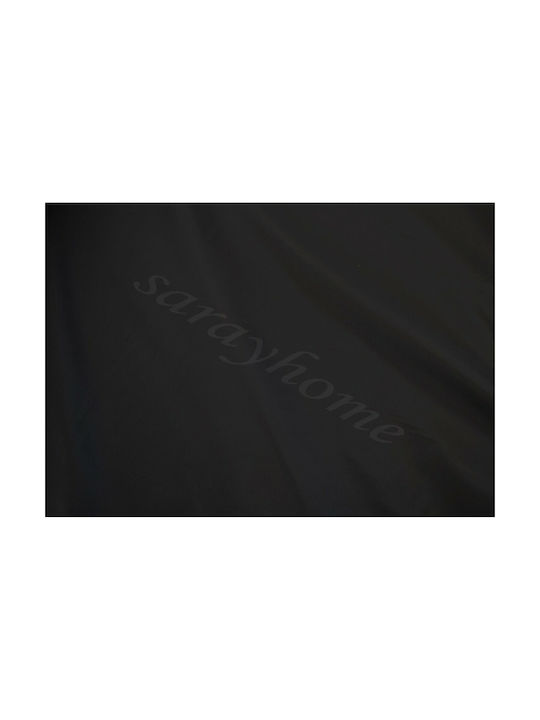 Saray Home Перде с Плик с Писалка Черно 280x300см