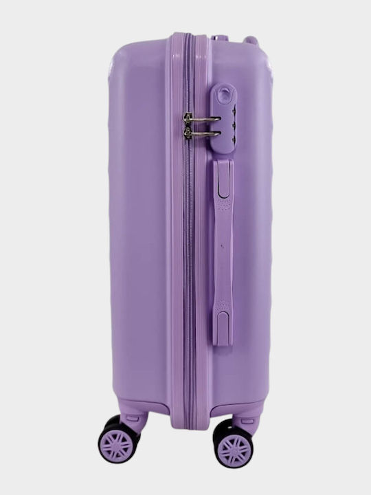 My Choice Cabin Travel Suitcase Hard Purple with 4 Wheels