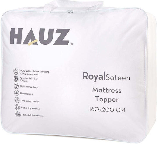 Hauz Ανώστρωμα Royal Ημίδιπλο Βαμβάκι 120x200εκ.