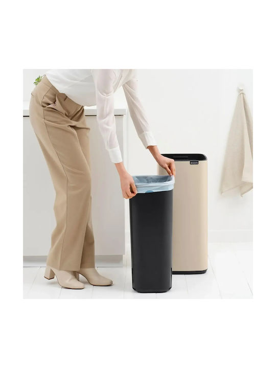 Brabantia Waste Bin Waste Plastic Beige 30lt 1pcs