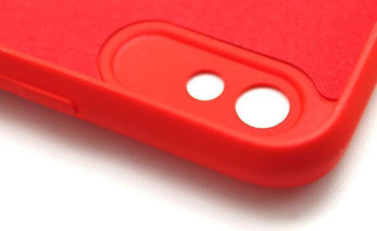 Задна корица Силикон Червен (Motorola Moto E32, Moto E32s)