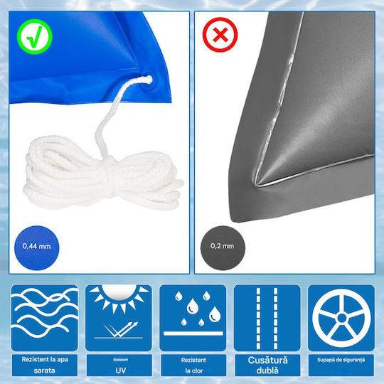Monzana Accesorii pentru piscină 240x200cm Albastru