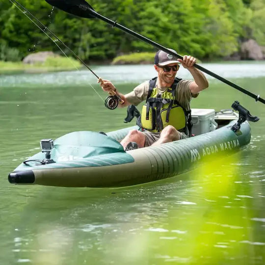 Aqua Marina BT-23CAK Kayak din plastic Pescuit 2 persoane Verde