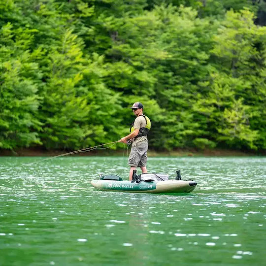 Aqua Marina BT-23CAK Kayak din plastic Pescuit 2 persoane Verde