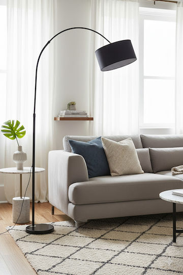 ARlight FLC 913 BK Lampă de Podea Î160cm. Negru ARlight FLC 913 BK Lampă de Podea Î160cm. Negru