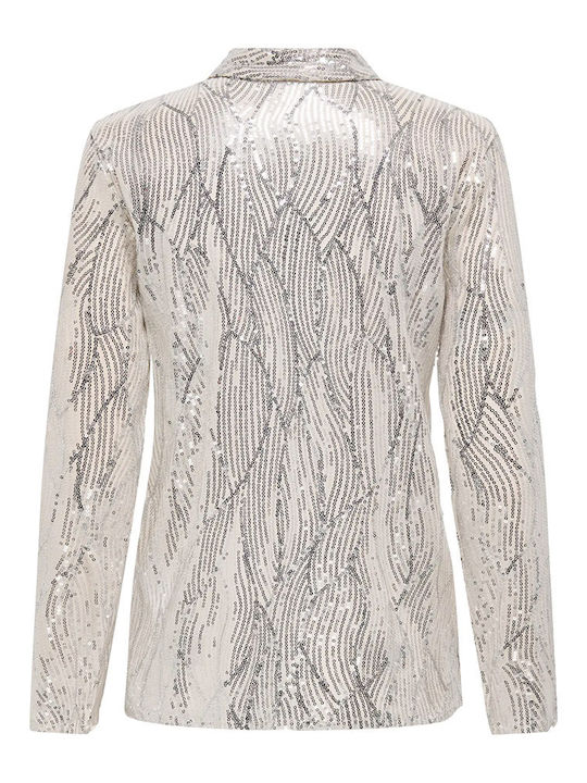 Women's Long Sleeve Shirt Silver