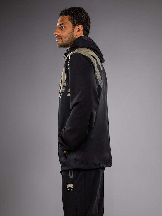 Men’s Track Jacket with Hood Black