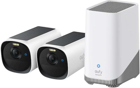 Eufy Σύστημα Παρακολούθησης 2 Καμερών 4MP με Καταγραφικό