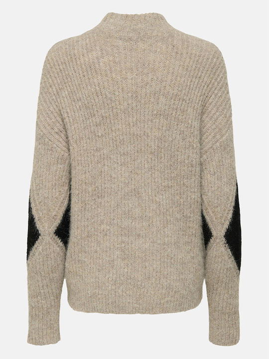 Women's Long Sleeve Sweater Beige