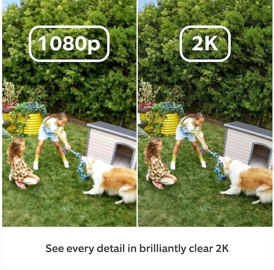 Ring Plus Κάμερα Παρακολούθησης Full HD+ 4MP Αδιάβροχη