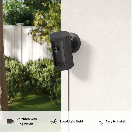 Ring Plus Κάμερα Παρακολούθησης Full HD+ 4MP Αδιάβροχη