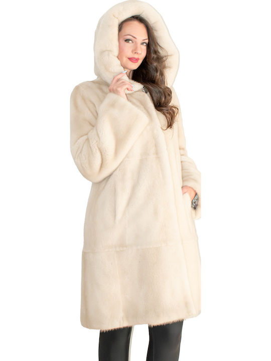 Дамска кожухарка Beige