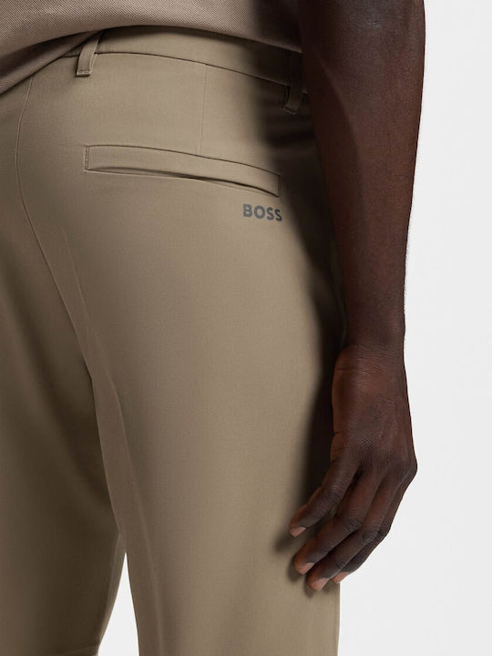 Trousers Elastic in Slim Fit Light Pastel Green