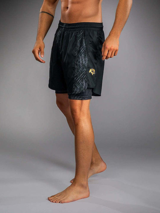 Sportliche Herrenshorts Black/grey