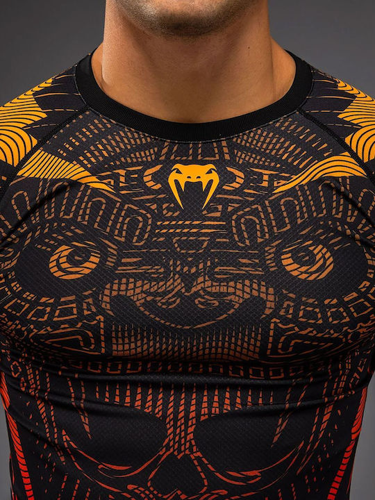 Venum Herren Langärmlig T-Shirt VENUM-05845-100 für Jiu-Jitsu Schwarz