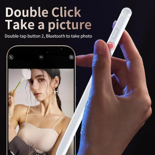 Digitală Stilou Tactil pentru Samsung Galaxy Z Fold 7 de culoare Alb EDA008497701C