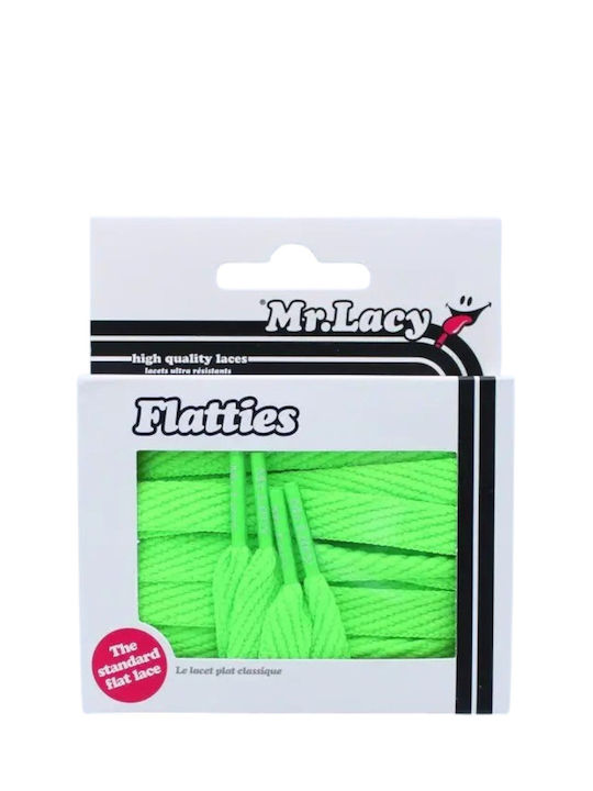 Κορδόνια Mr Lacy Flatties 130cm Ngreen 315585-ngreen