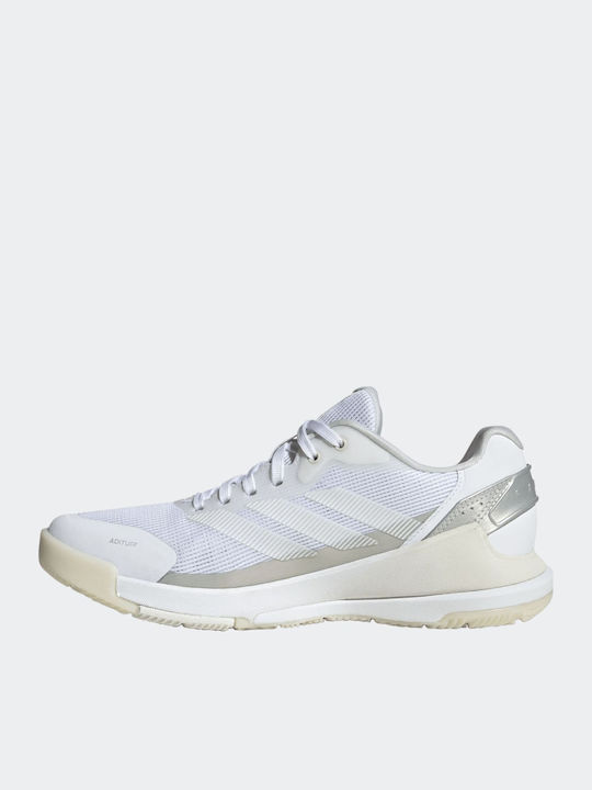 adidas Crazyquick Γυναικεία Παπούτσια Padel Λευκά