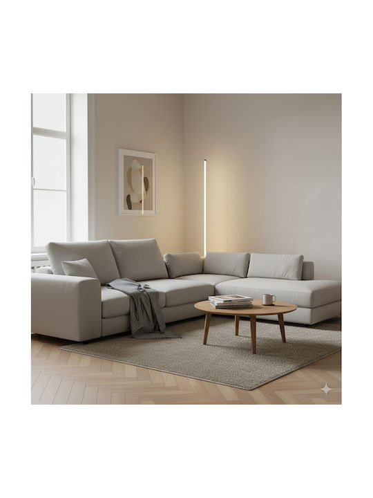 Pakketo Topelia LED Stehlampe H140cm. Schwarz