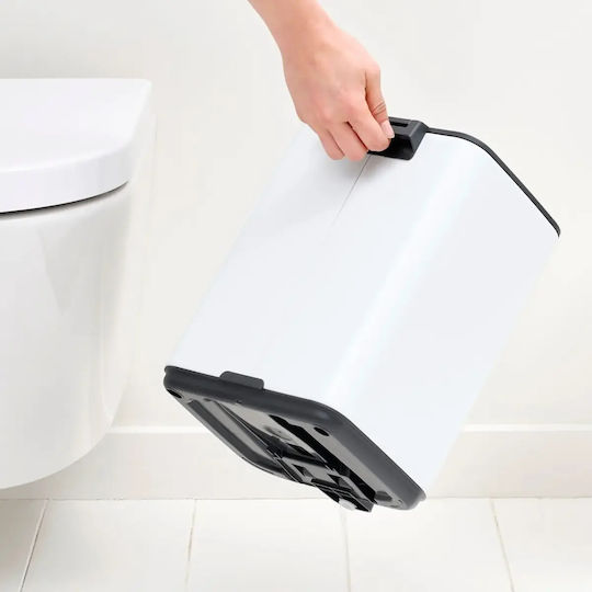 Brabantia Plastic Bathroom Basket 7lt White