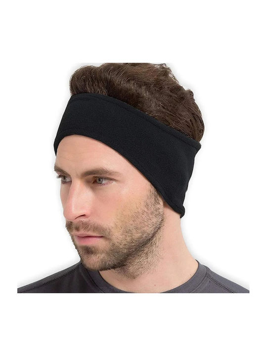 Unisex Fleece Earmuff Knitted in Black color