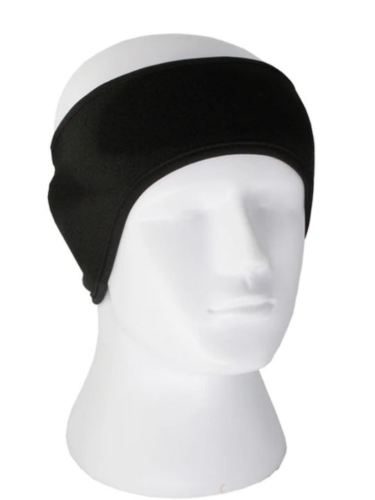 Unisex Fleece Earmuff Knitted in Black color