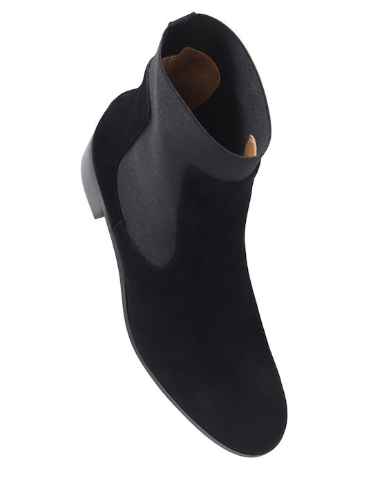 Suede Women's Ankle Boots Black