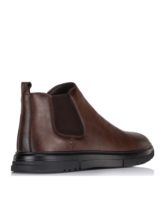 Leather Brown Men's Boots
