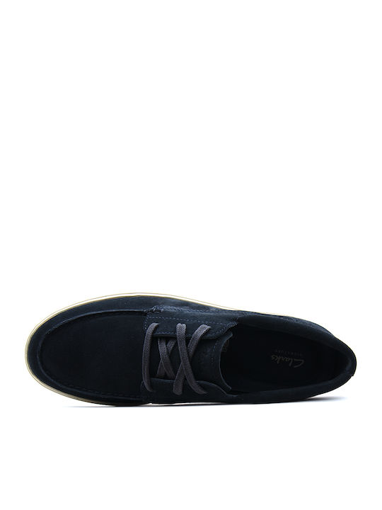 Men's Suede Boat Shoes Blue