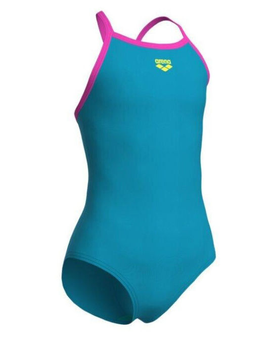 Arena Solid Kids Swimwear One-Piece Eyeblush, Shocking Pink