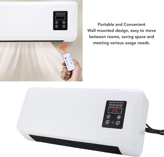 Arrango Вентилаторен нагревател Стая За под и стена 1500W