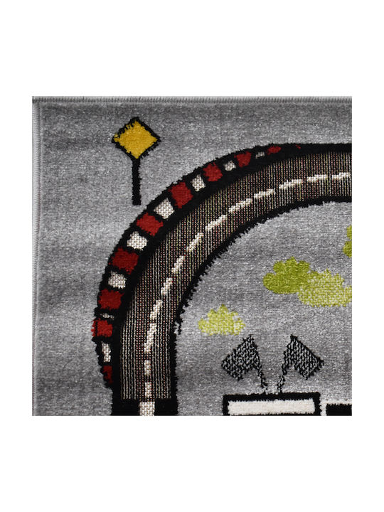 Saray Home 3d City Adventure Kinder Teppich Gray 133x170cm
