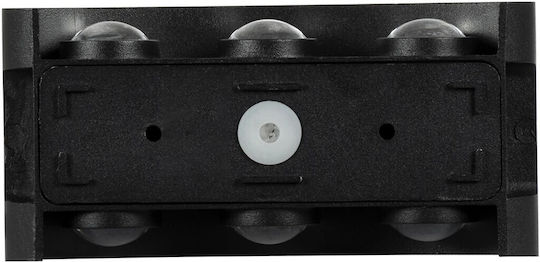 kelvo SIXOAD Wandmontierte Außenbeleuchtung LED IP65 18W mit Warmweißem Licht 17x4x8cm