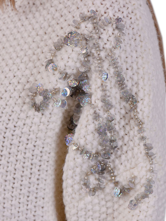 Women's Sweater Turtleneck White