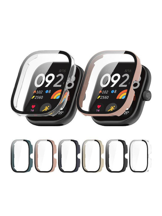 Redmi Watch 4 Xdfind Tempered Film Integrated Pc Watch Protective Cover Pine Needle Green