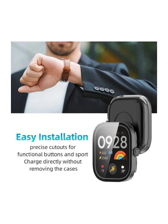 Redmi Watch 4 Xdfind Tempered Film Integrated Pc Watch Protective Cover Transparent White